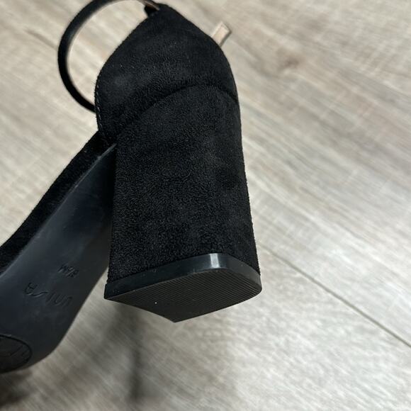 UNISA Black Cozzie Open Toe Block Heeled Sandals Women’s - Picture 9 of 12